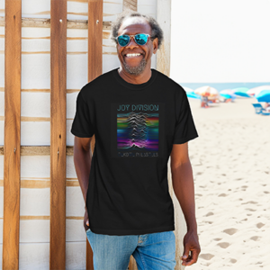Joy Division: Unknown Pleasures Technicolor Remix - Unisex T-shirt