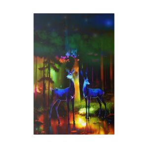 Doe A Deer from the Enchanted Forest Collection, Matte Canvas, Stretched, 0.75"